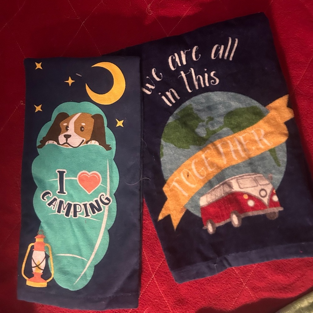 Kitchen towels camping